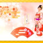 七五三アクリルスタンド -扇- 90×140mm