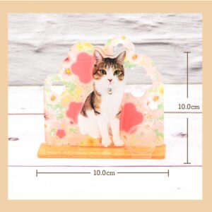 うちの子シリーズ 選べるデザイン アクリルジオラマ100×100mm