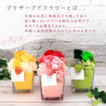 プリザーブドフラワーアレンジメント - キューブ