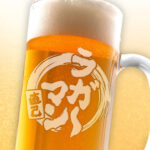 おもしろ名入れビールジョッキ - ラガーマン