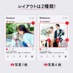 Instagram風アクリルフォトフレーム