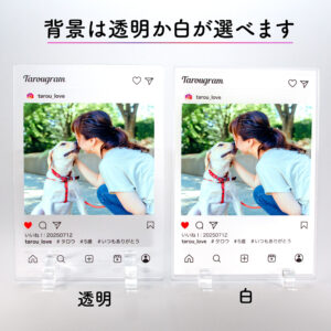 Instagram風アクリルフォトフレーム