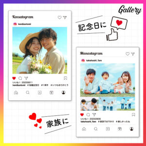 Instagram風アクリルフォトフレーム
