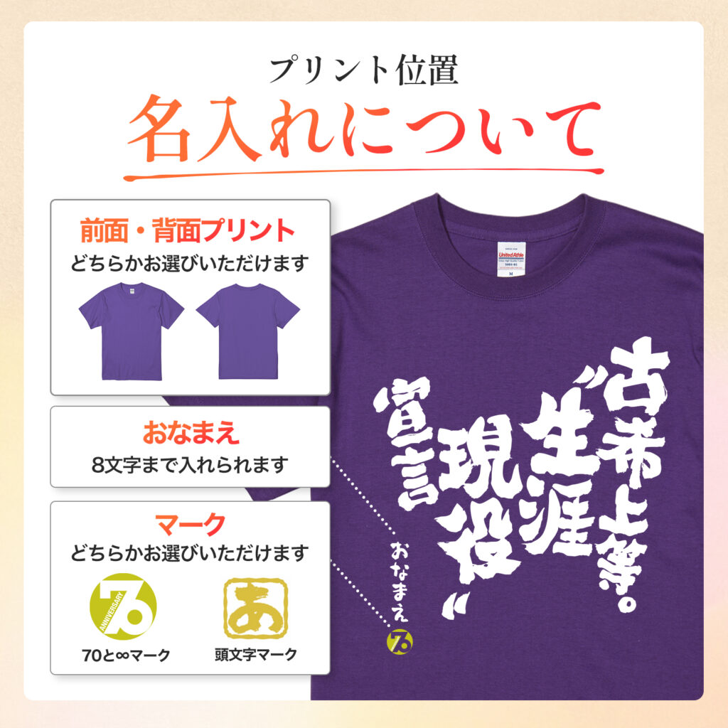 古希上等。”生涯現役”宣言